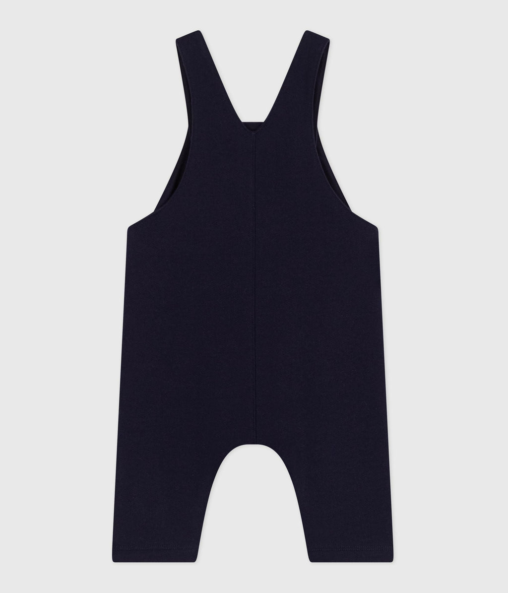 Salopette bébé en coton jambes longues unie – D1