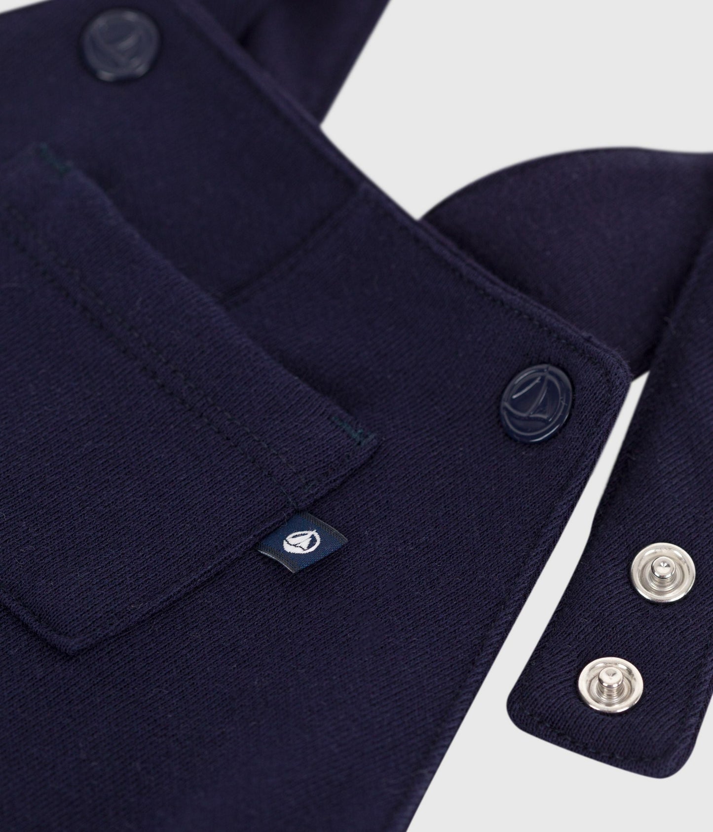 Salopette bébé en coton jambes longues, unie