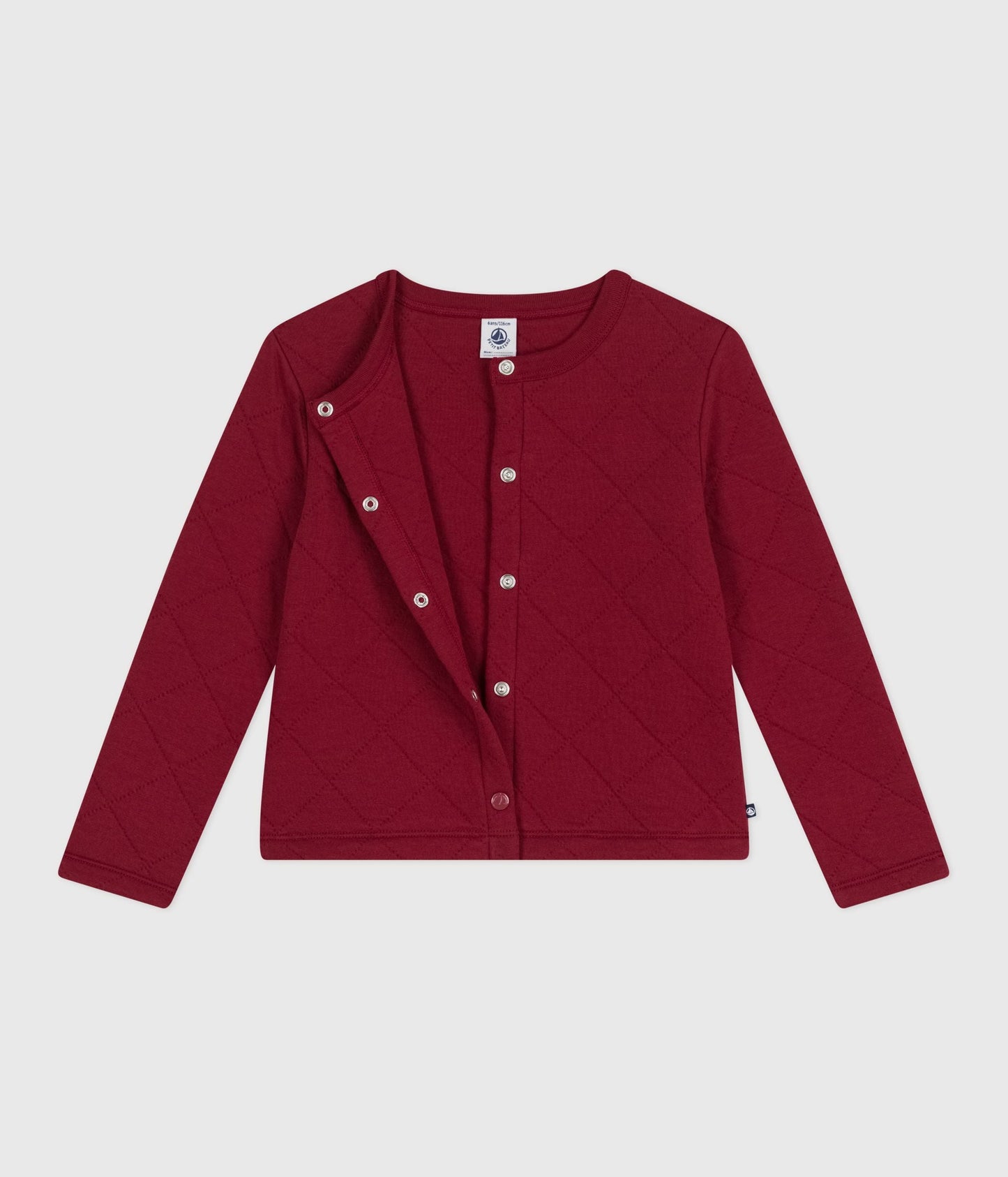 Cardigan enfant en coton uni
