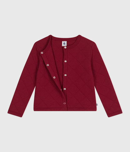 Cardigan enfant en coton uni