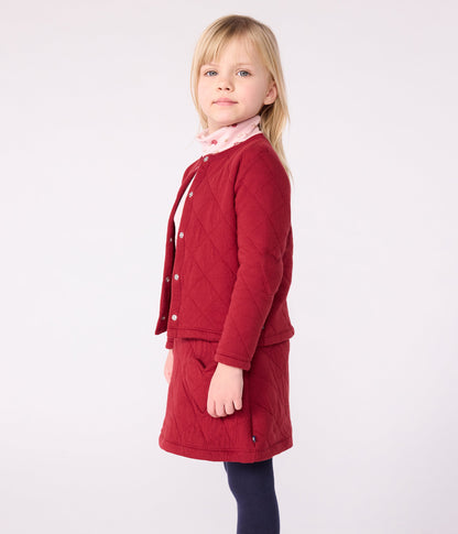Cardigan enfant en coton uni