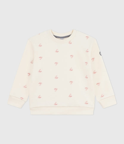 Sweatshirt enfant en coton imprimé