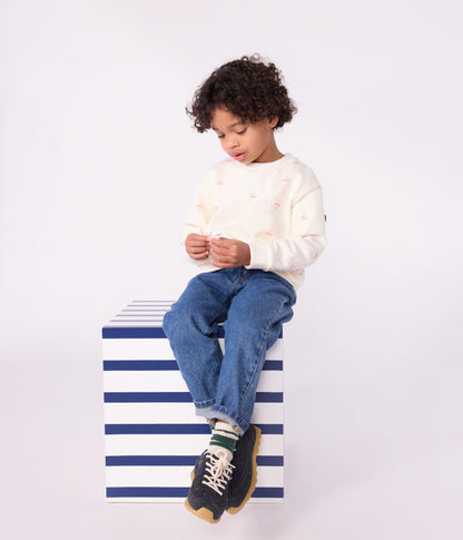 Sweatshirt enfant en coton imprimé