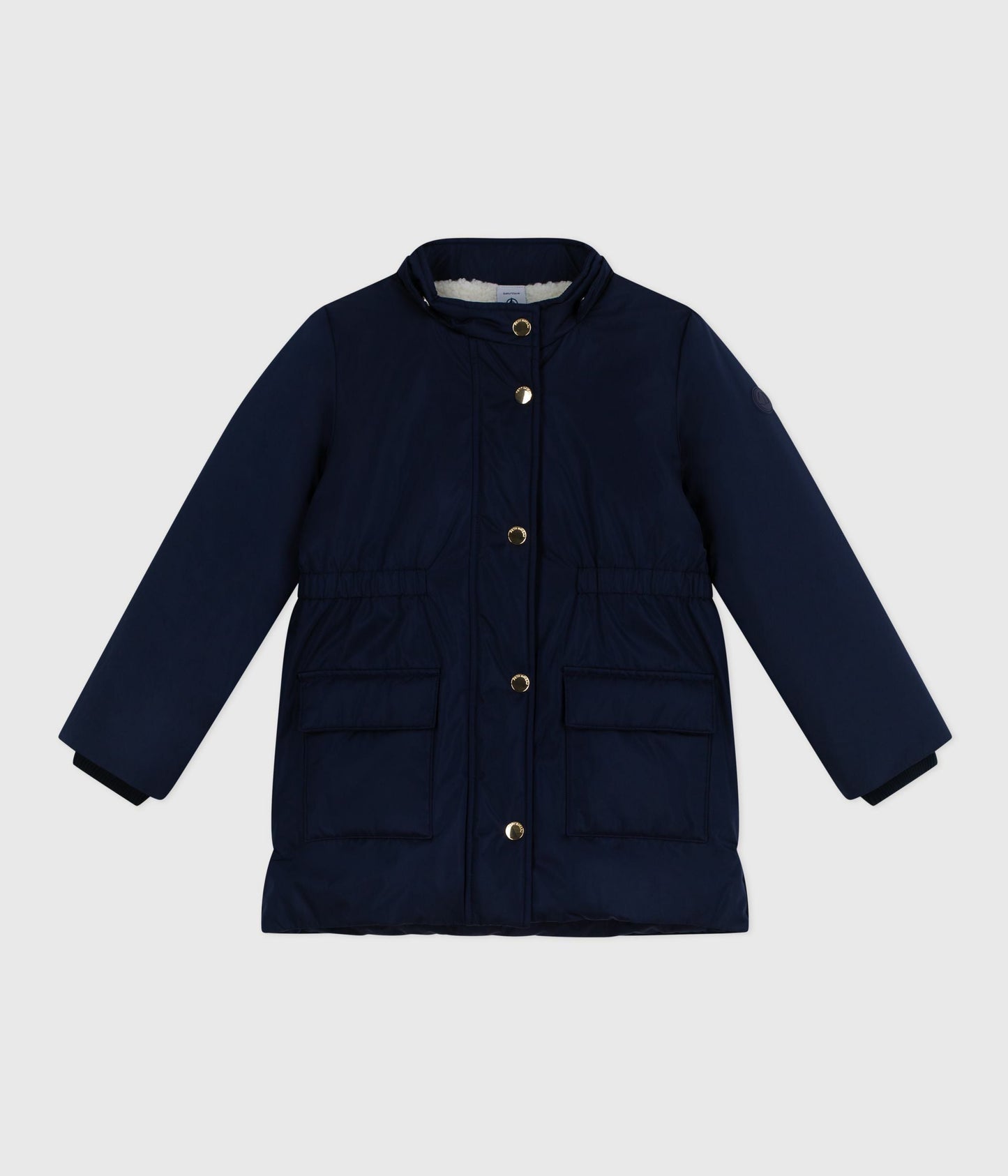 Parka enfant mi-longue unie