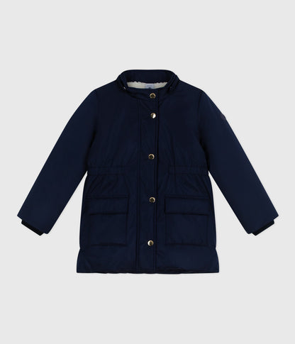 Parka enfant mi-longue unie