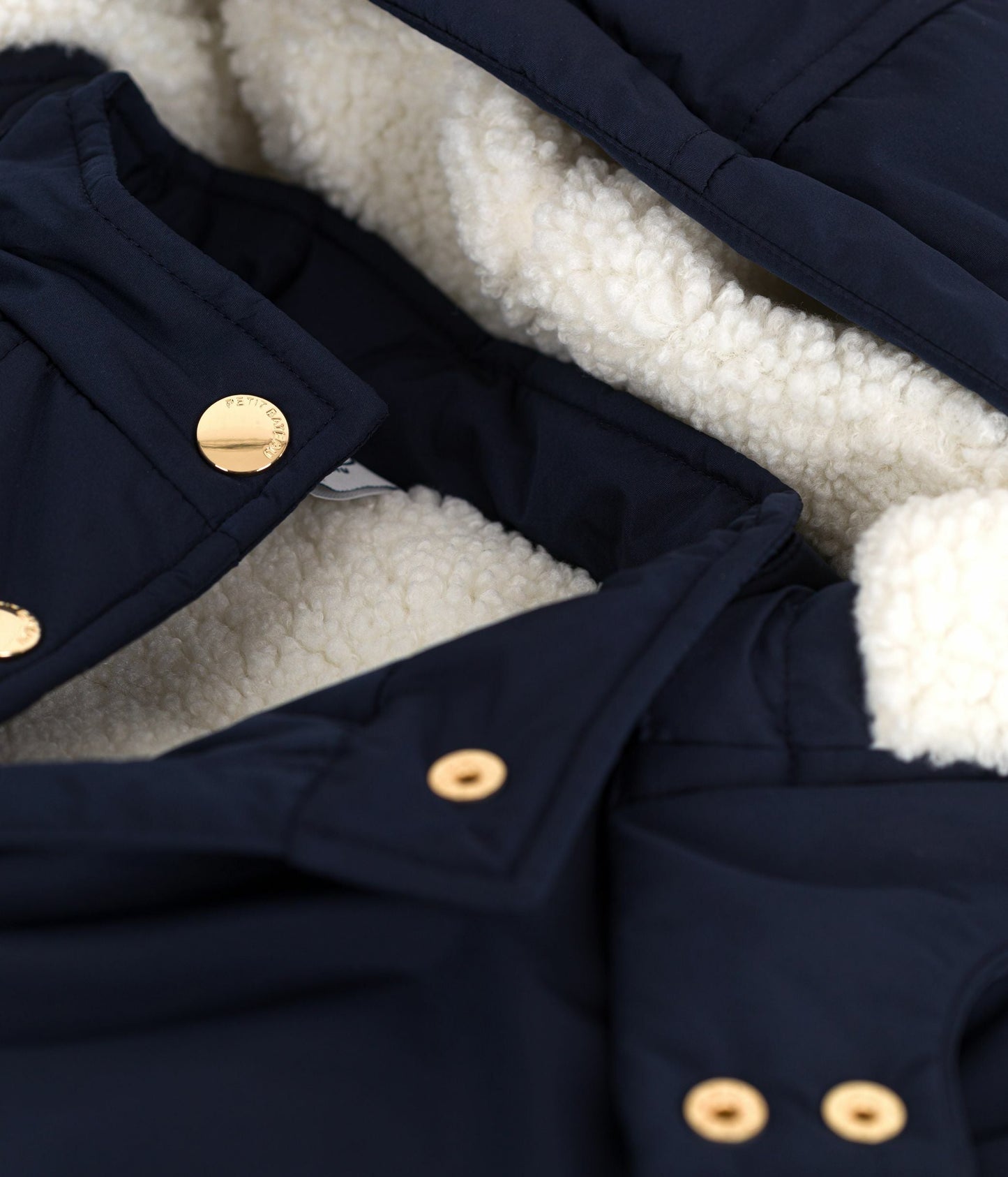 Parka enfant mi-longue unie
