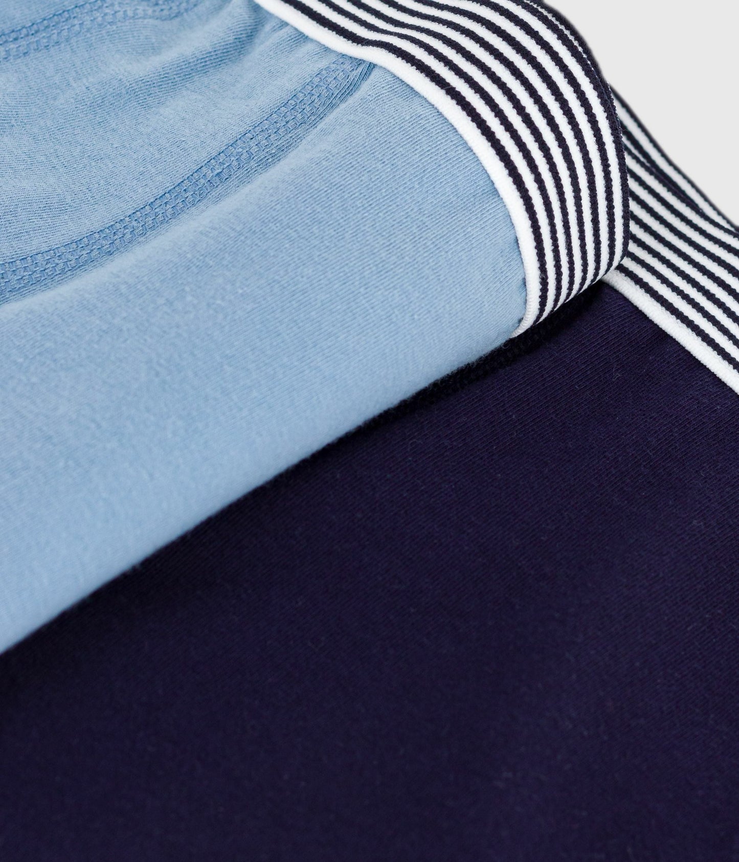 Lot de boxers enfant en coton et elasthanne uni