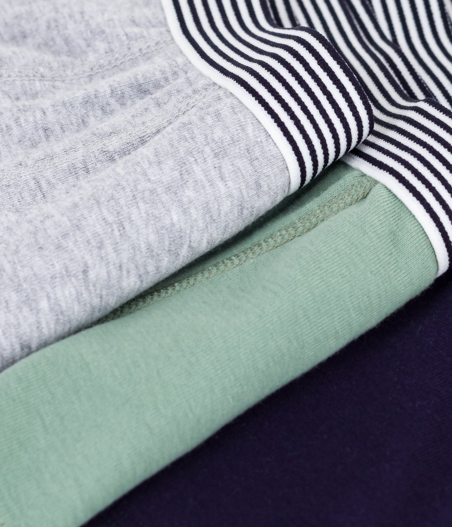 Lot de boxers enfant en coton uni