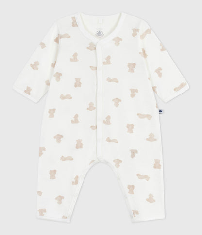 Pyjama bébé sans pieds en coton imprimé ours