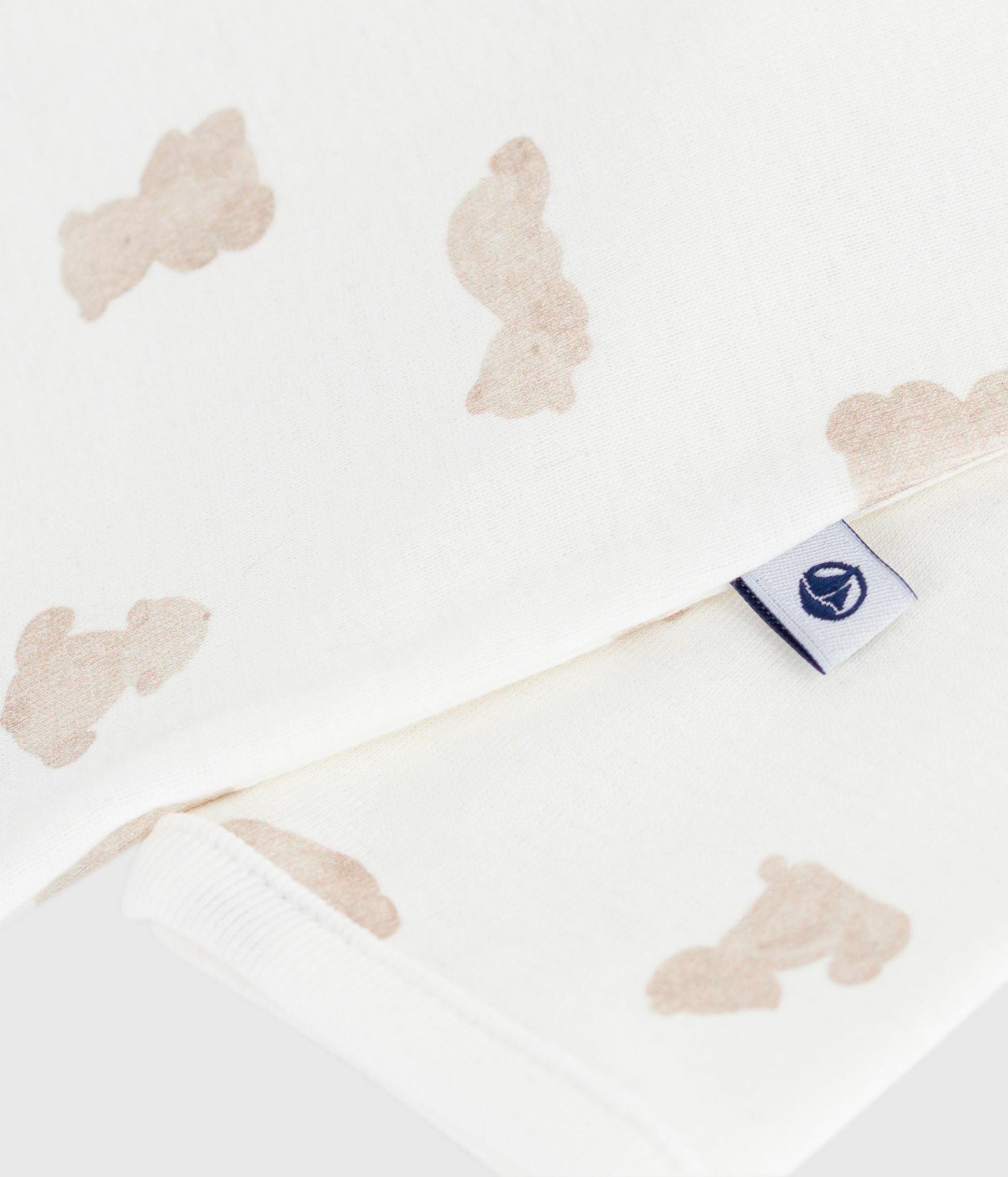 Pyjama bébé sans pieds en coton imprimé ours – Z1