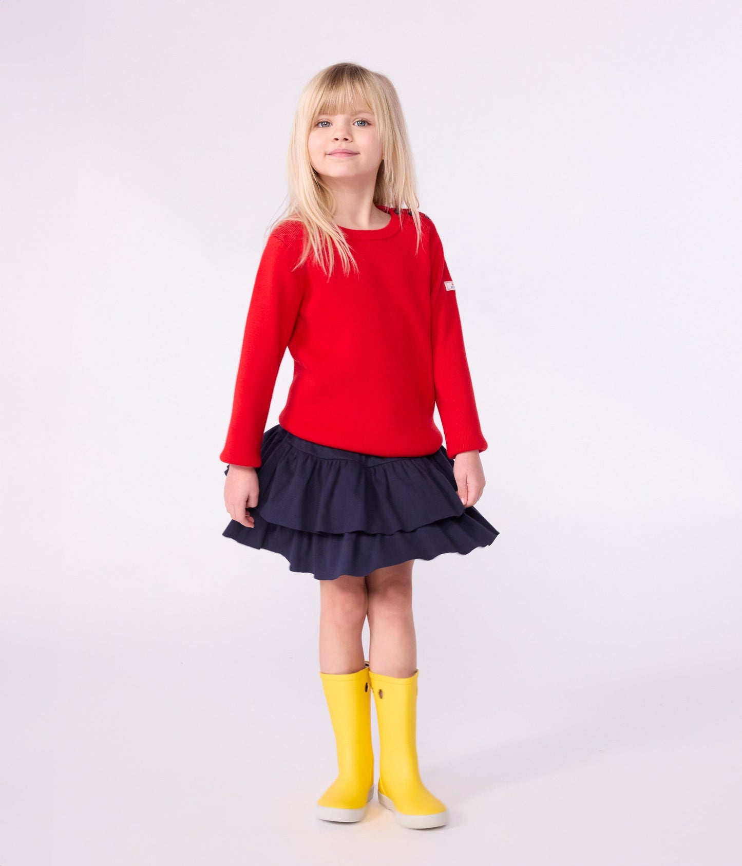 Jupe en coton enfant unie