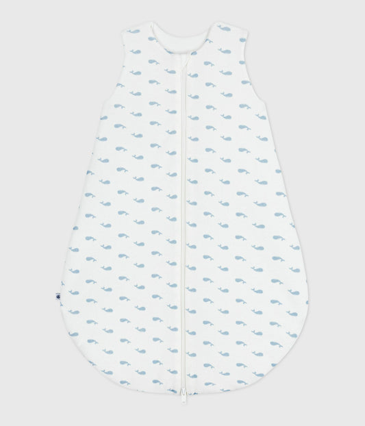 Gigoteuse bébé en velours imprimé baleines TOG 3