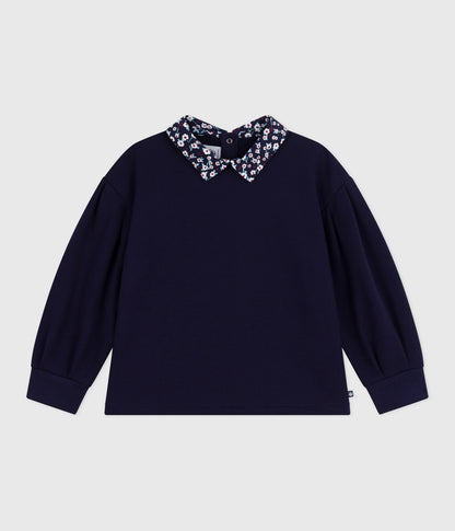 Sweatshirt enfant en coton uni