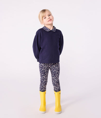 Sweatshirt enfant en coton uni