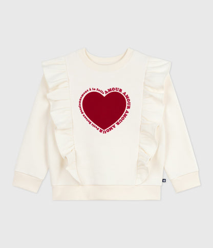 Sweatshirt enfant en coton imprimé