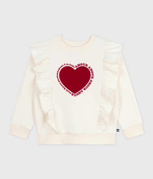 Sweatshirt enfant en coton imprimé