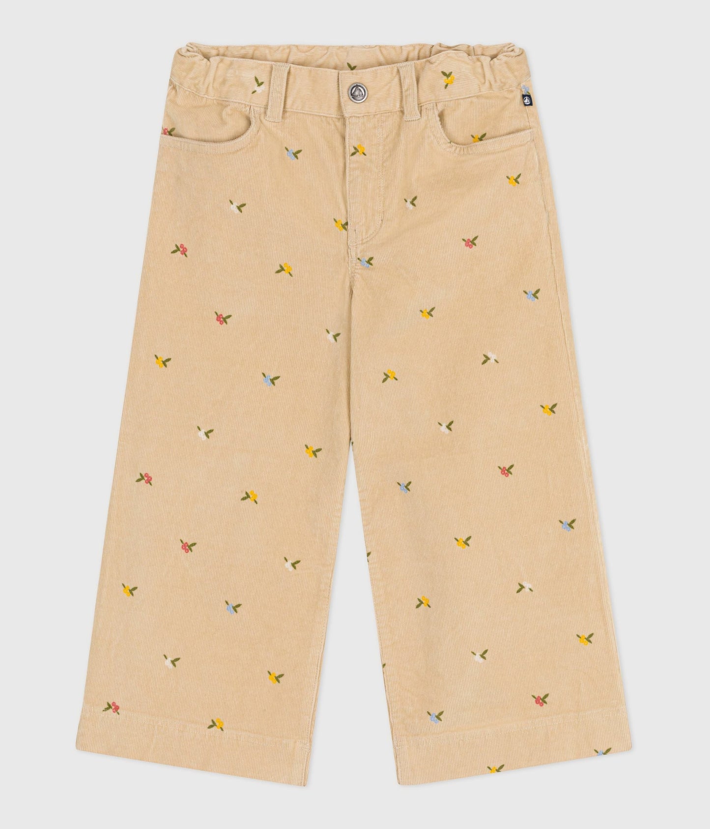 Pantalon enfant en velours à motifs