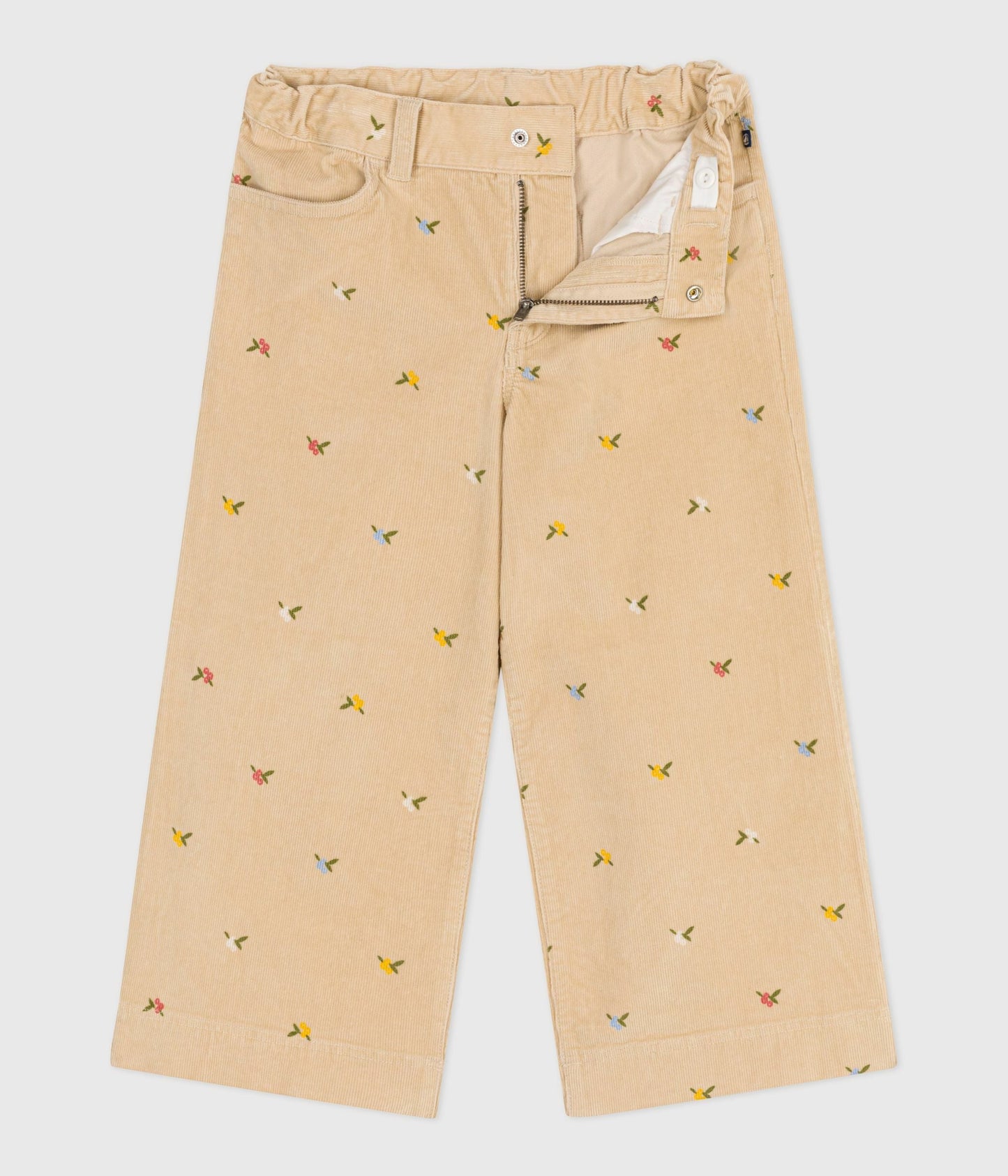 Pantalon enfant en velours à motifs