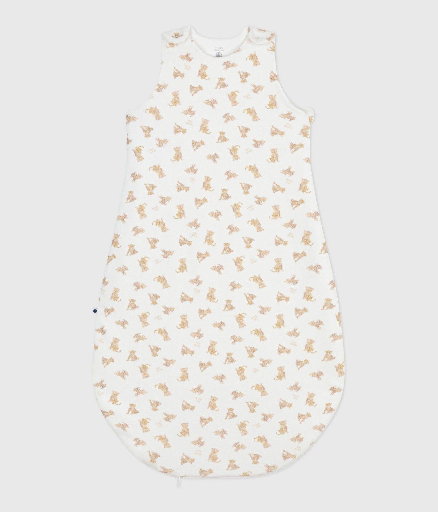 Gigoteuse bébé en velours imprimé léopard TOG 3