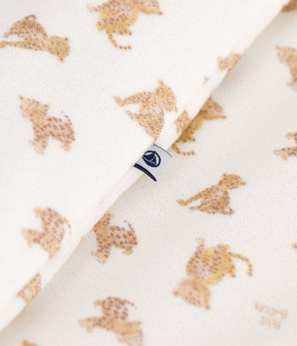 Gigoteuse bébé en velours imprimé léopard TOG 3