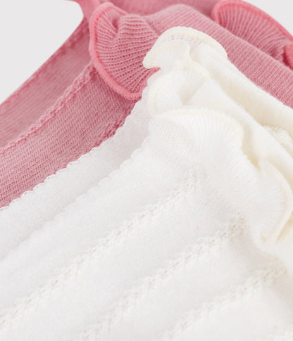 2 paires de chaussettes enfant en coton