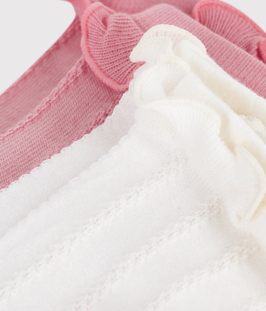 2 paires de chaussettes enfant en coton