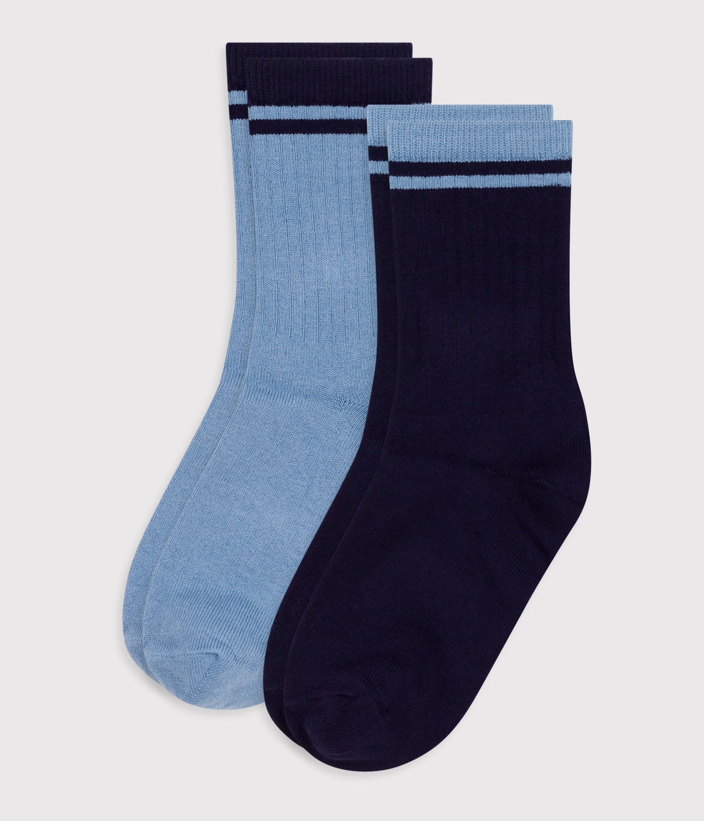 2 paires de chaussettes enfant en coton