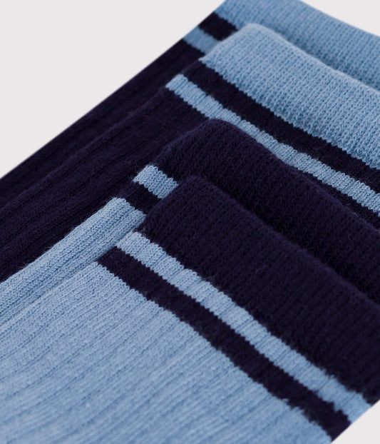2 paires de chaussettes enfant en coton