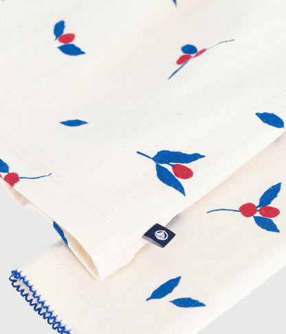 Robe enfant manches longues en coton