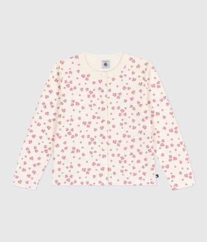 Cardigan enfant en coton imprimé