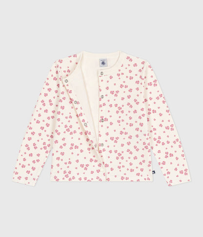 Cardigan enfant en coton imprimé