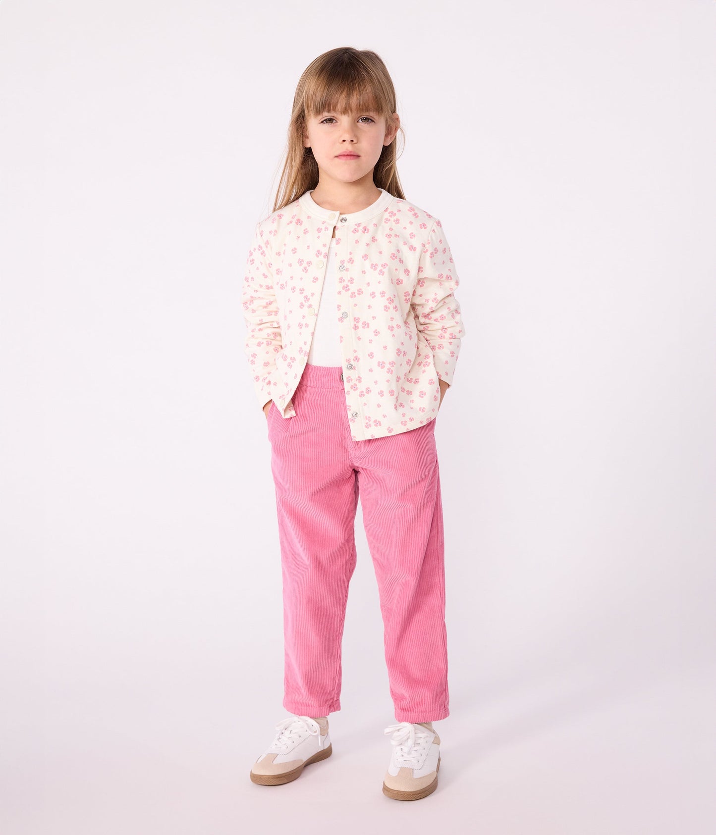 Cardigan enfant en coton imprimé
