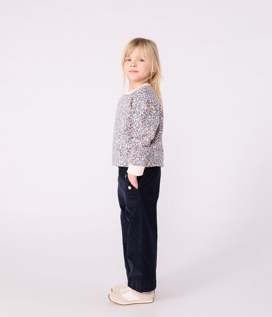 Sweatshirt enfant en coton imprimé