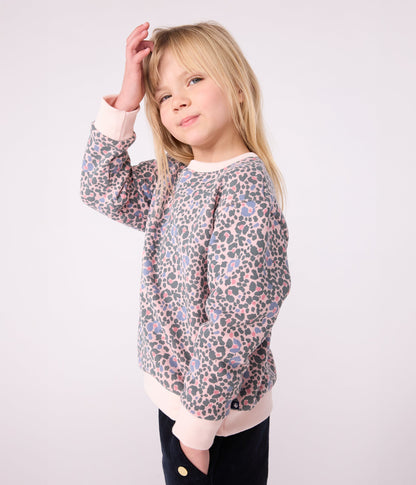 Sweatshirt enfant en coton imprimé