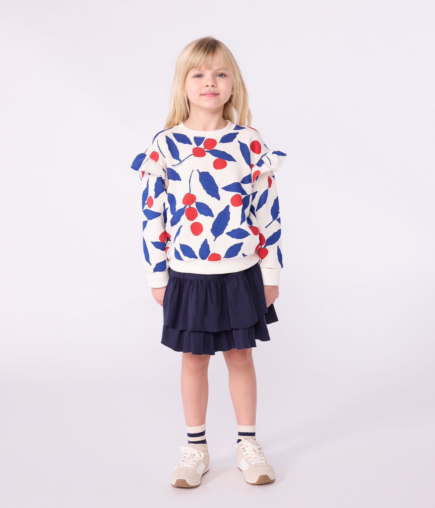 Sweatshirt enfant en coton imprimé