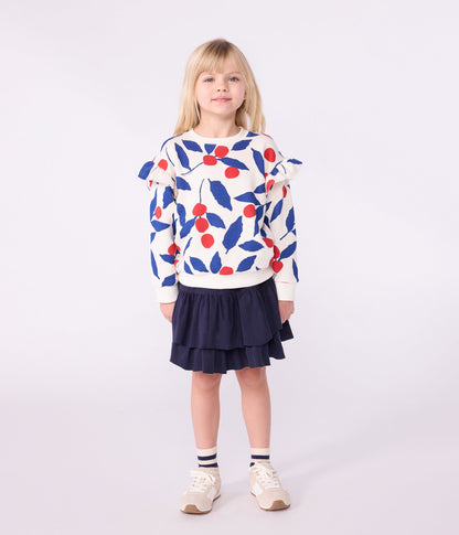Sweatshirt enfant en coton imprimé