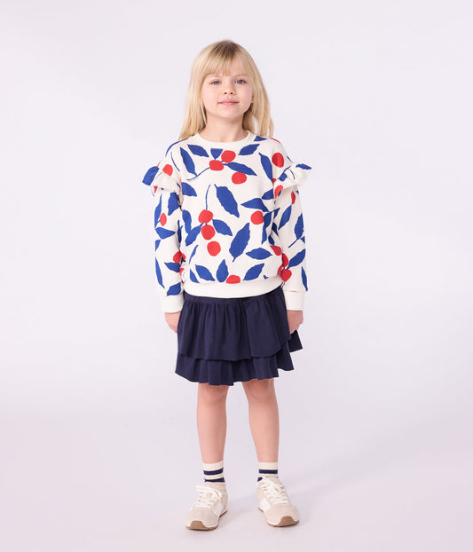Sweatshirt enfant en coton imprimé