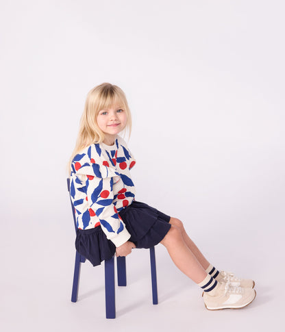 Sweatshirt enfant en coton imprimé