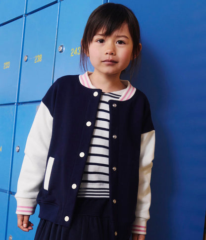 Veste teddy enfant en coton uni