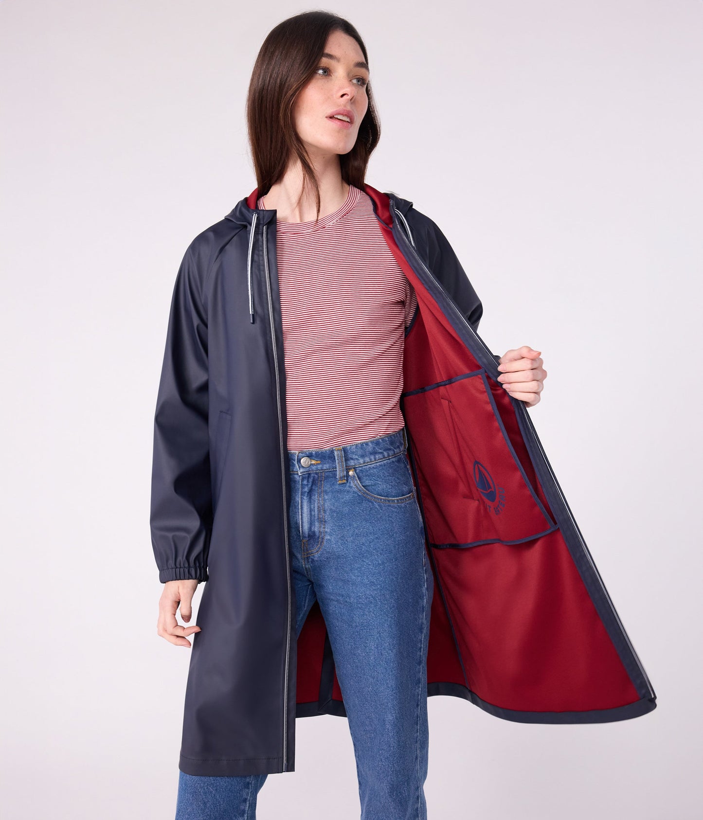 Ciré long femme bicolore