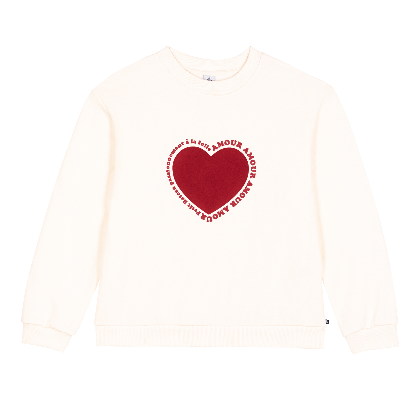 Sweatshirt femme en coton