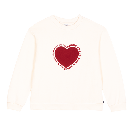 Sweatshirt femme en coton