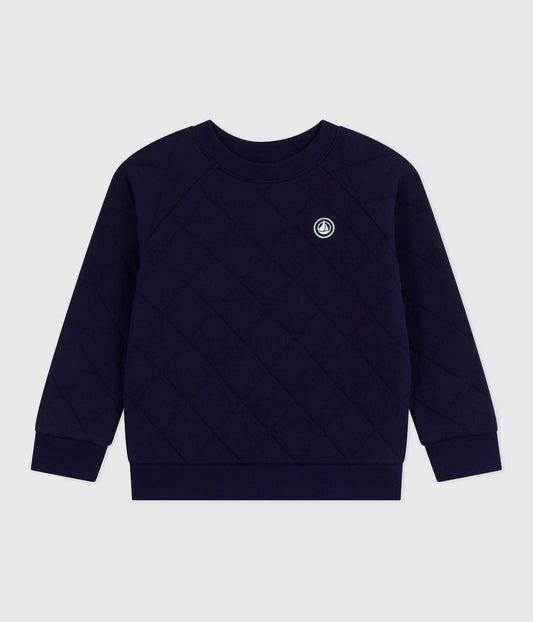 Sweatshirt enfant en coton uni