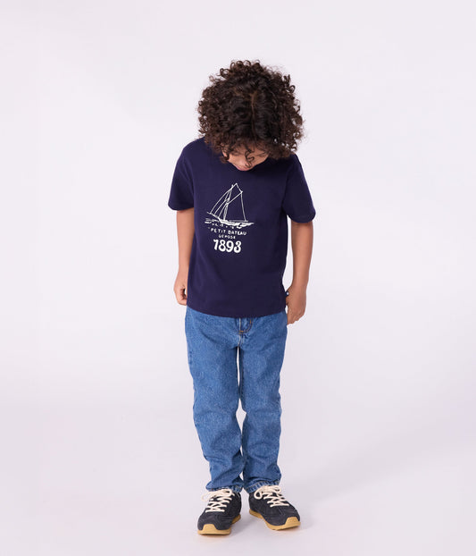 Tee-shirt enfant à manches courtes imprimé