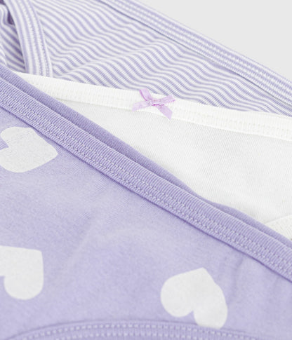 Lot de culottes femme en coton