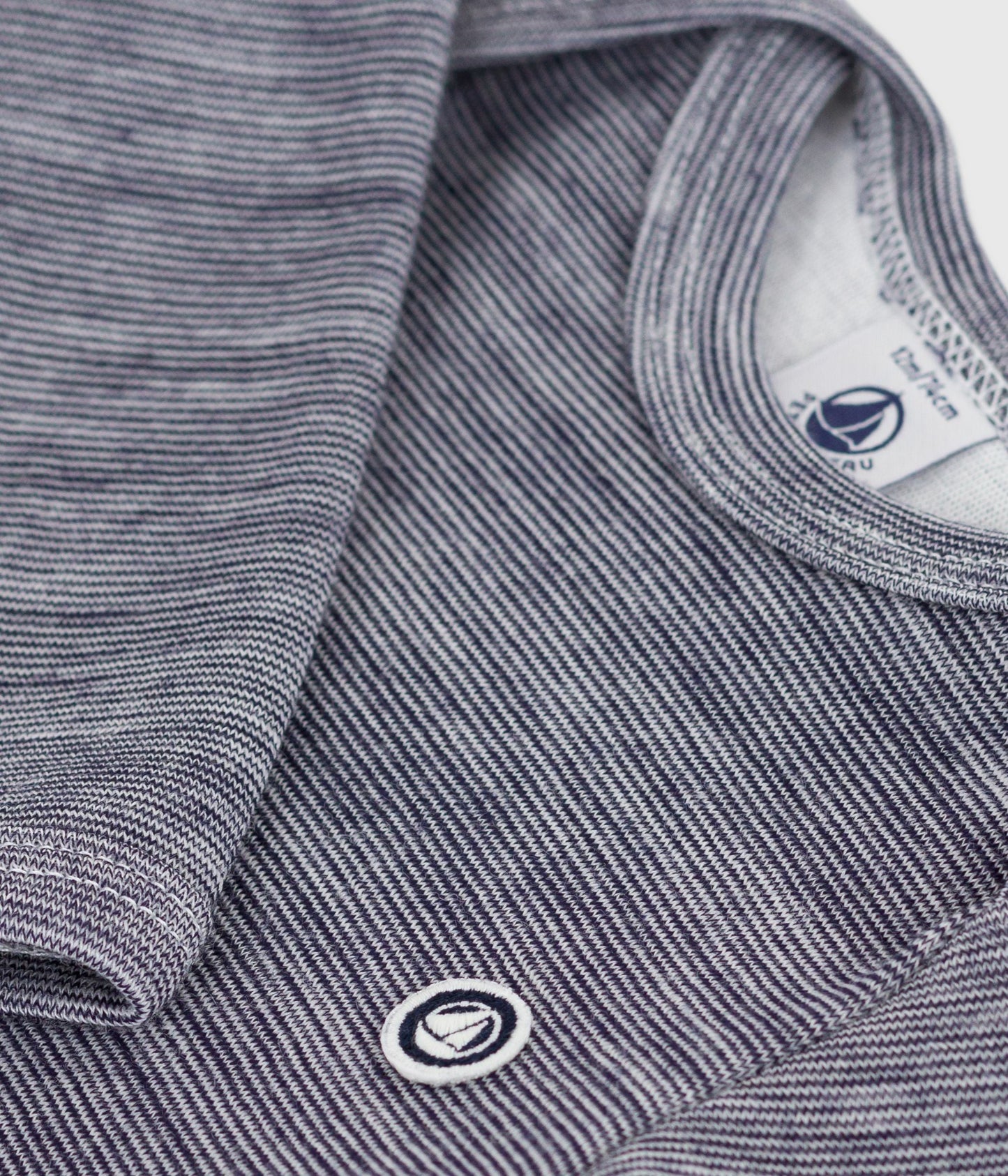 Body manches longues bébé en laine et coton