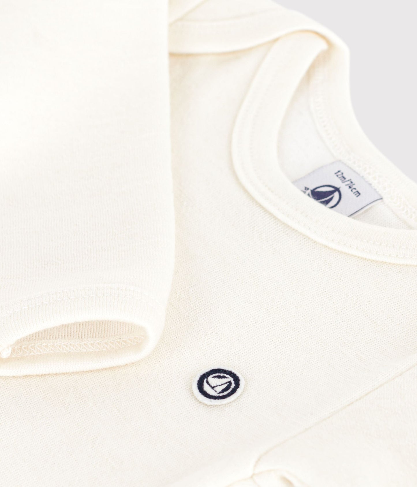 Body jambes longues bébé en laine et coton