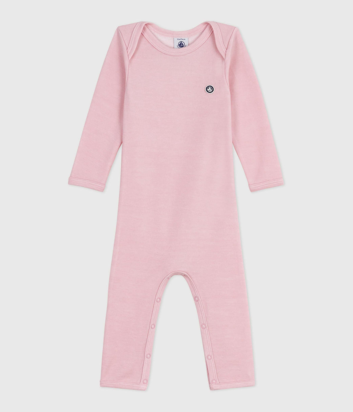 Body jambes longues bébé en laine et coton