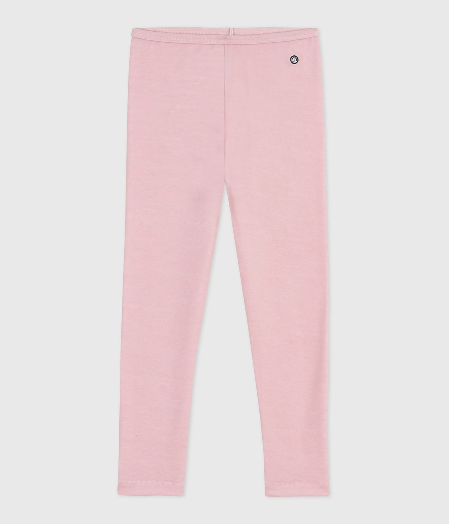 Legging enfant en laine et coton uni