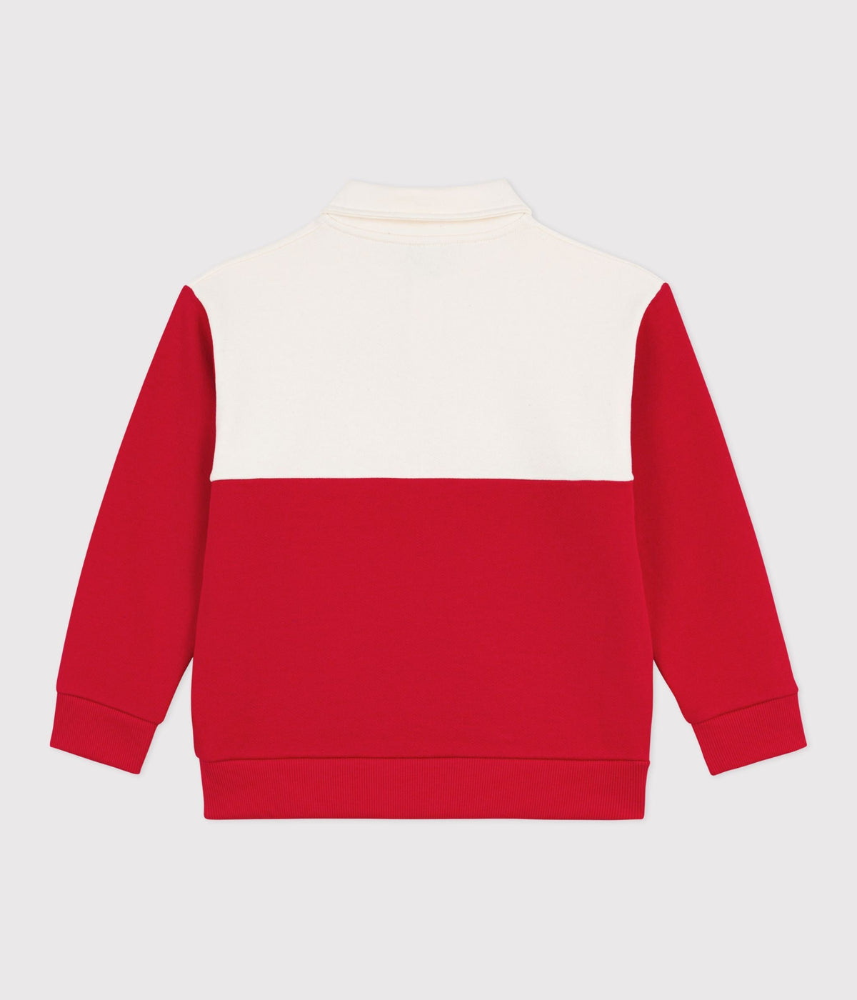 Sweatshirt esprit polo enfant en coton – D1